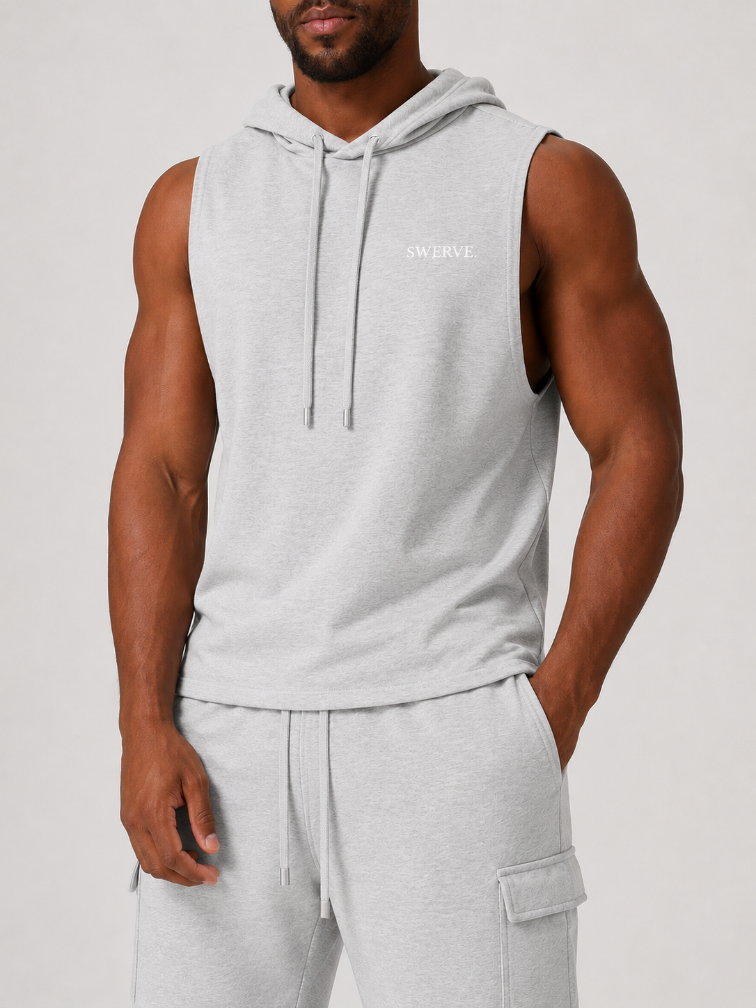 Swerve Men's Apex Sleeveless Hoodie