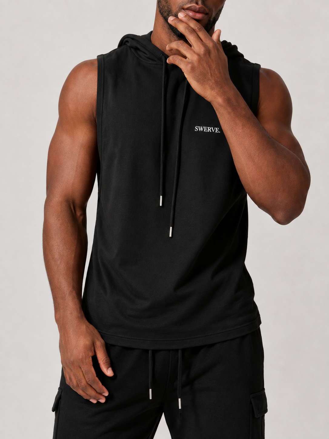 Swerve Men's Apex Sleeveless Hoodie