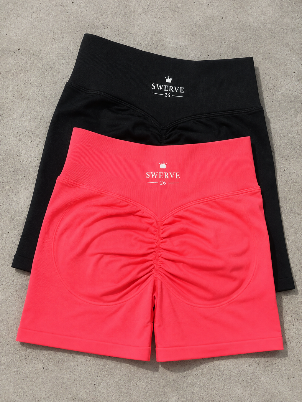 Swerve Women's High Waist Scrunch Shorts